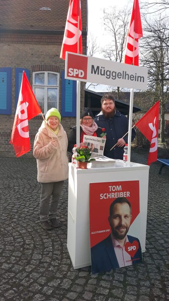 Infostand der SPD Müggelheim